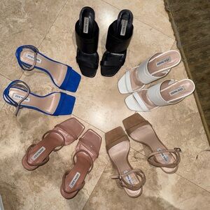 5 pair of Steve Madden Women's Heels, size 9